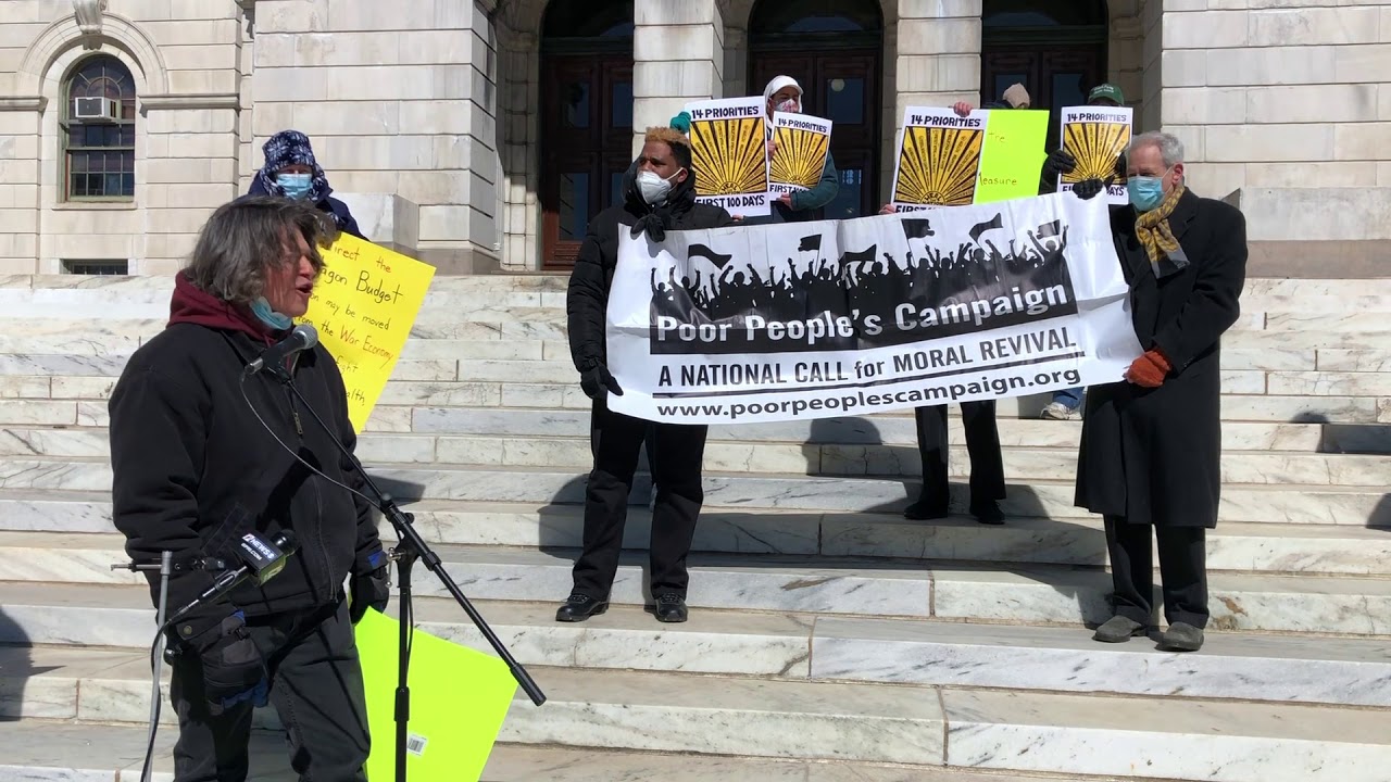 RI Poor People's Campaign Begins State Capitol Demand Delivery with Singing