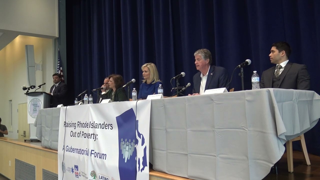 RI Gubernatorial Election Poverty Forum Question 4 DHS and Poverty 04