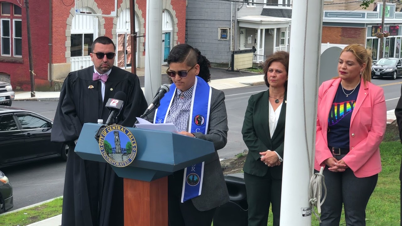 Central Falls Pride Flag Raining   Ashley Delgado