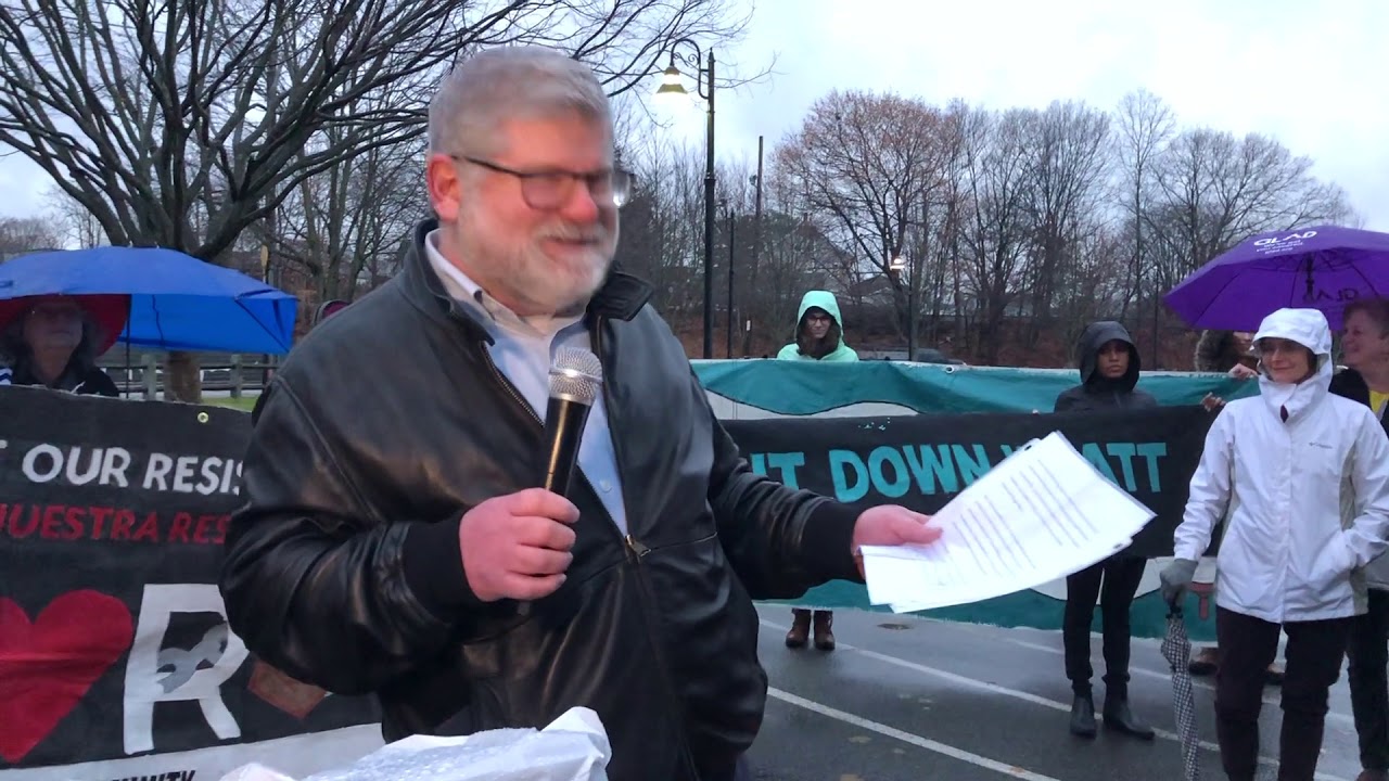 Never Again Action returns to the Wyatt Detention Facility 3/21