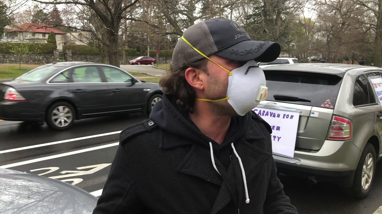 Anthony Maselli calling for PPE at Butler Hospital in Providence