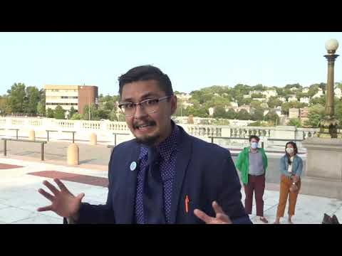 Newly elected progressive legislators in RI stand against austerity budget 06 David Morales