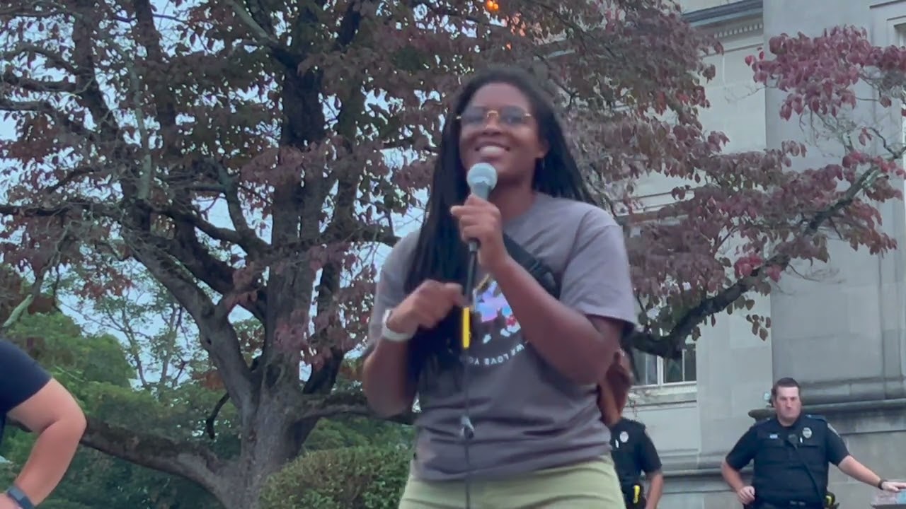 Trans Rights Rally Cranston Library 08
