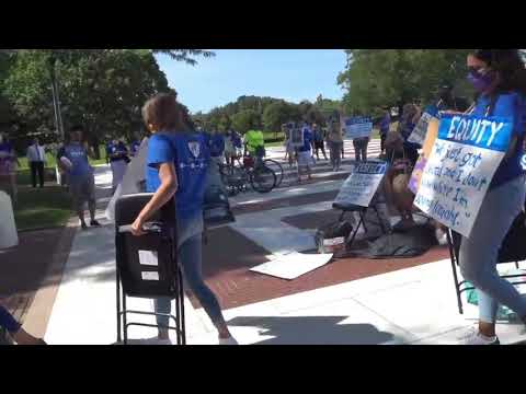PVD Teachers Union Protest on Unsafe School Reopening Plans 06 Class Dismissed