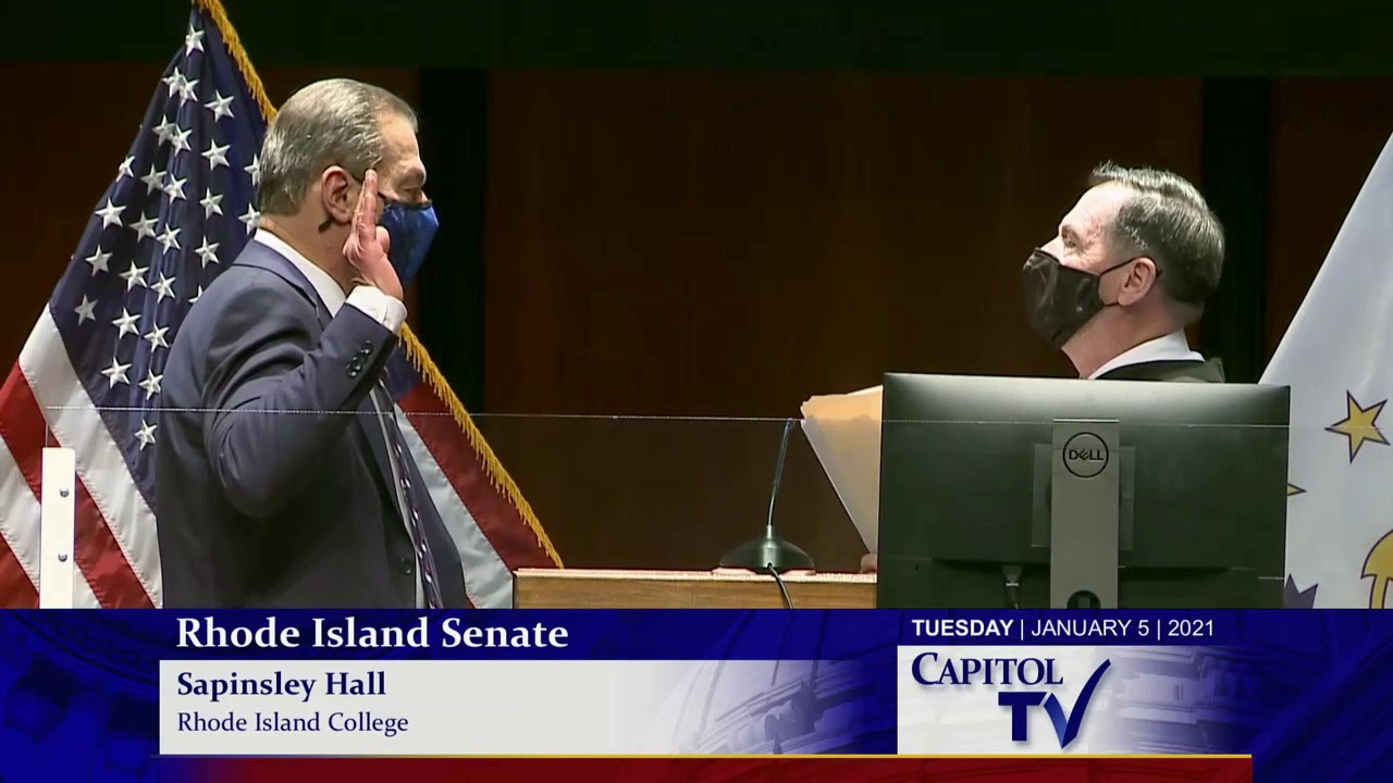Senator Ruggerio Is Sworn In As Senate President, a Job He Has Held Since 2017
