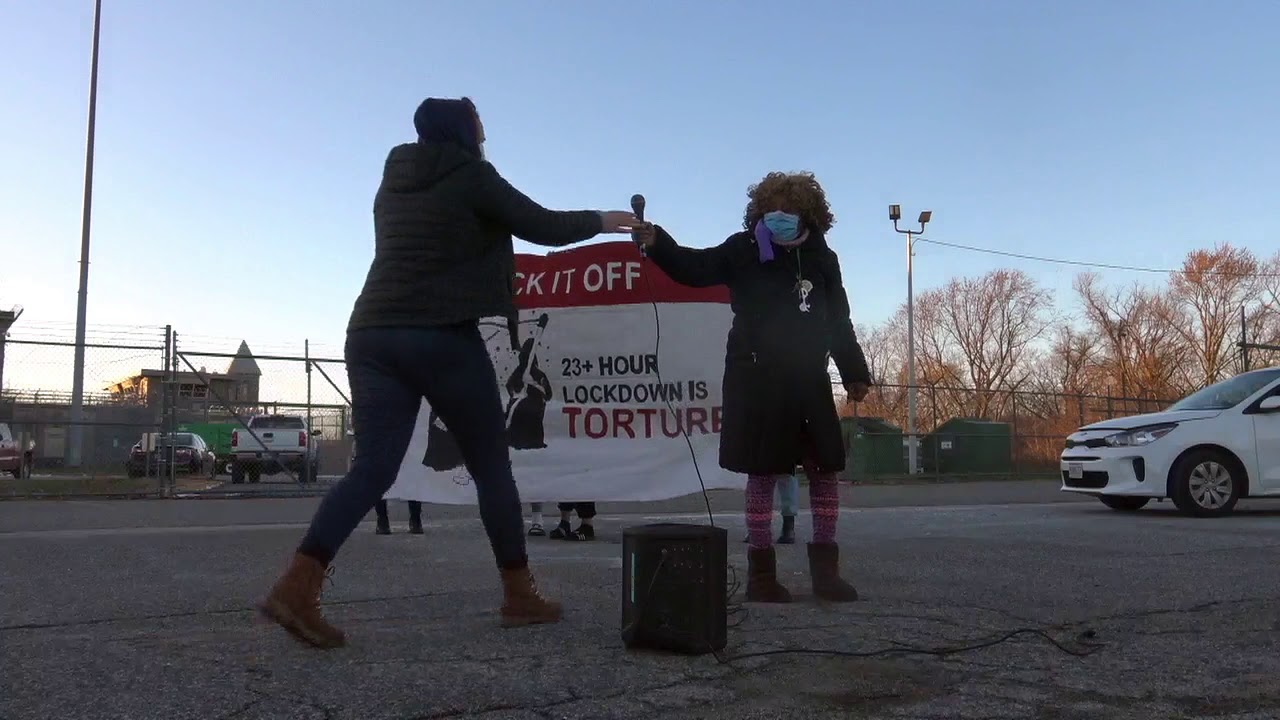 Families and Allies Rally at the RI Prisons Experiencing a Covid-19 Outbreak