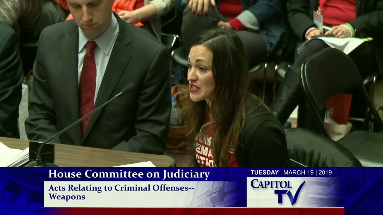 Las Vegas Shooting Survivor Erica Keuter: Testifies on Gun Control at RI House Judiciary Hearing