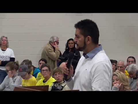 Speaker (2) During Public Comment Session at Wyatt Board Meeting