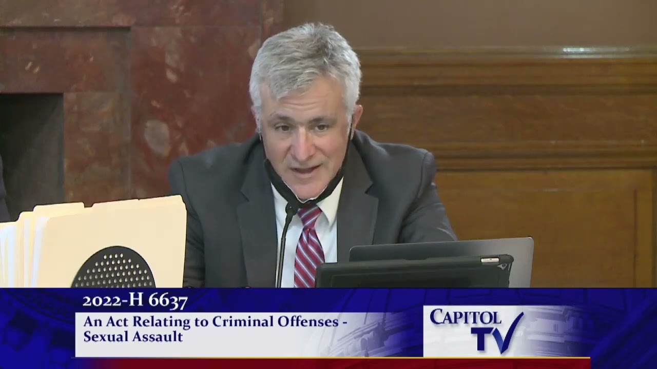 RI 2022 H6637 19 Testimony on a bill to prevent law enforcement from having sex with those in custod