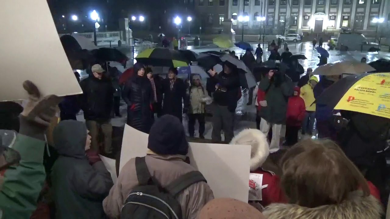 Chanting “45 has got to go!” at the “Nobody Is Above the Law” Rally to Impeach Trump