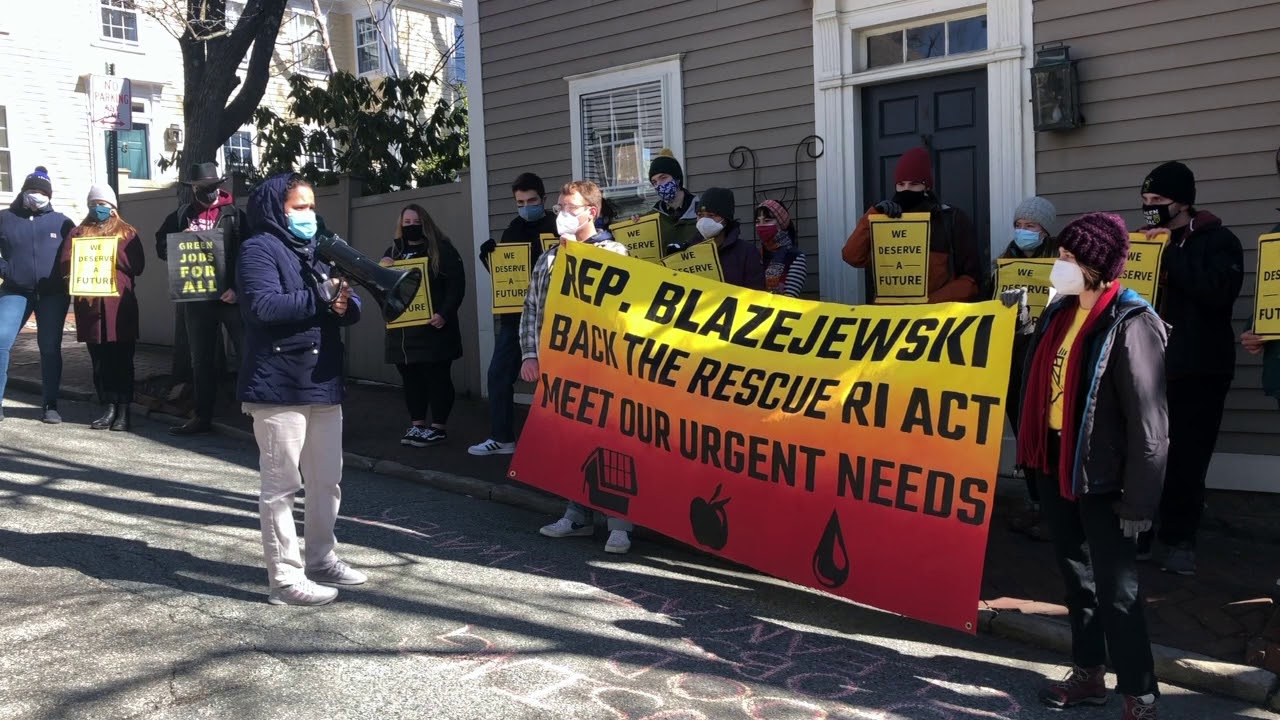 Monica Huertas Says RI Rep. Blazejewski Must Support Rescue RI Act If He Believes in Green New Deal
