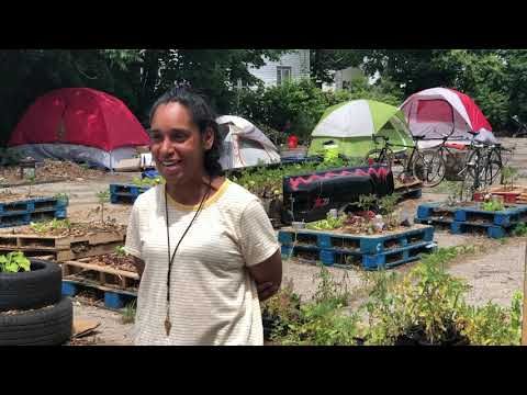 Diumila Almonte presser - Unhoused Garden press conference