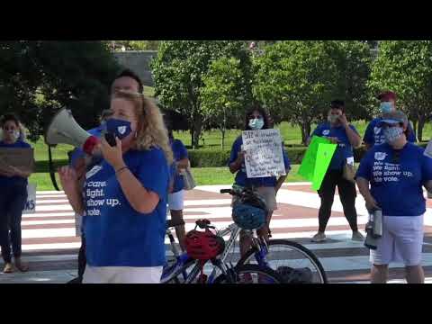 PVD Teachers Union Protest on Unsafe School Reopening Plans 02 Maribeth Calabro