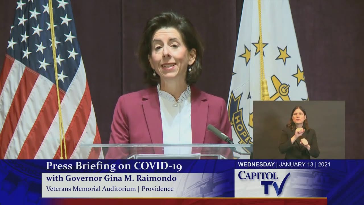 Governor Raimondo's 1-13-2021 Covid-19 Press Briefing