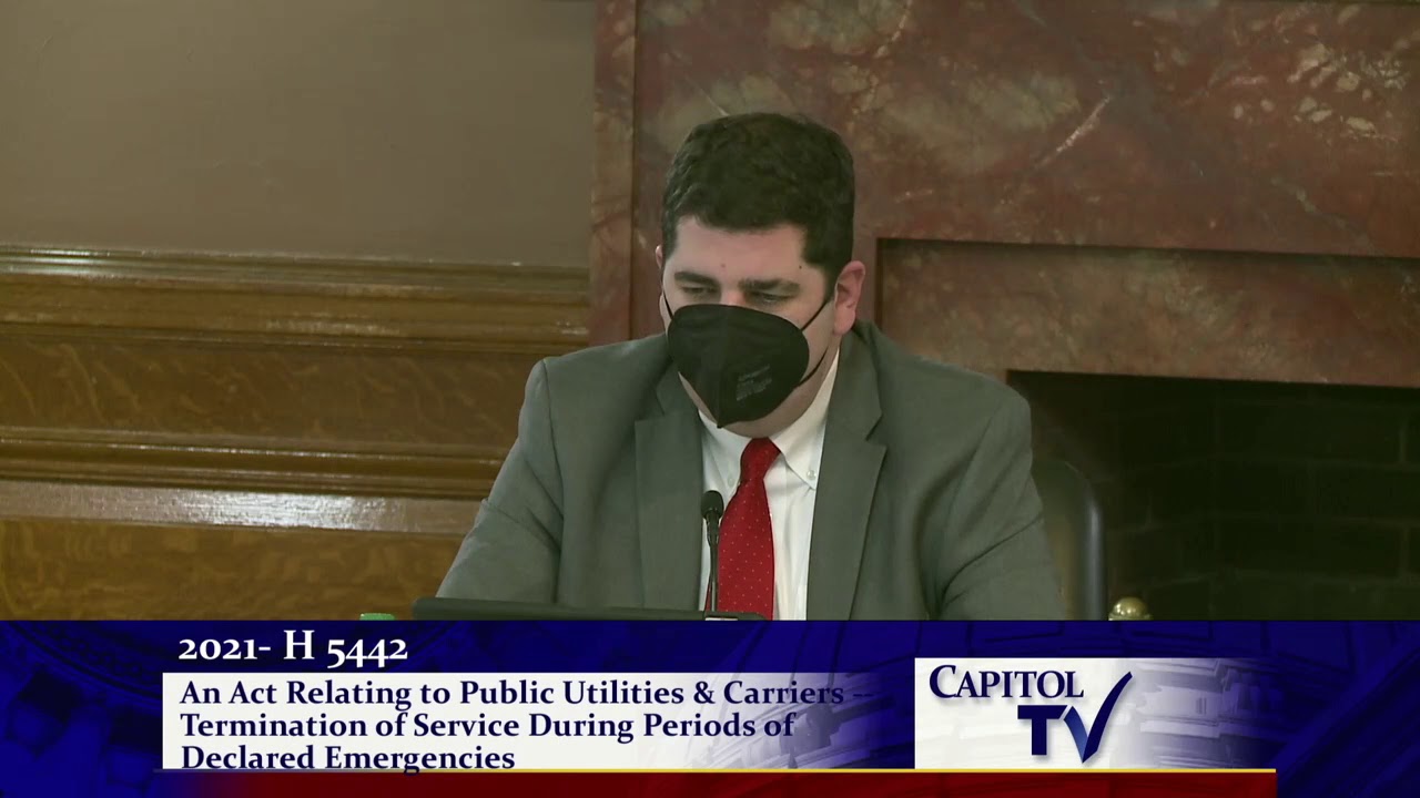 RI House Corporations Committee Discusses a Moratorium on Utility Services Cutoffs