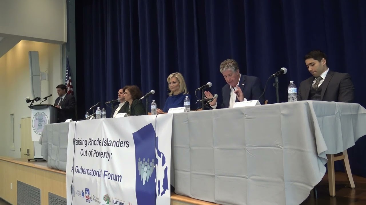 RI Gubernatorial Election Poverty Forum Question 4 DHS and Poverty 03