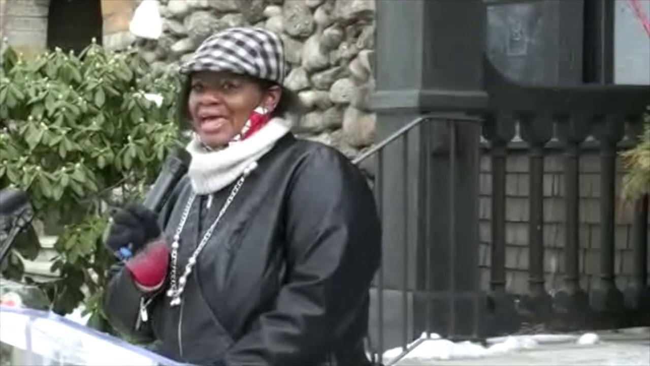 Shalon Speaks at the 'We All Stand With Candace' Rally