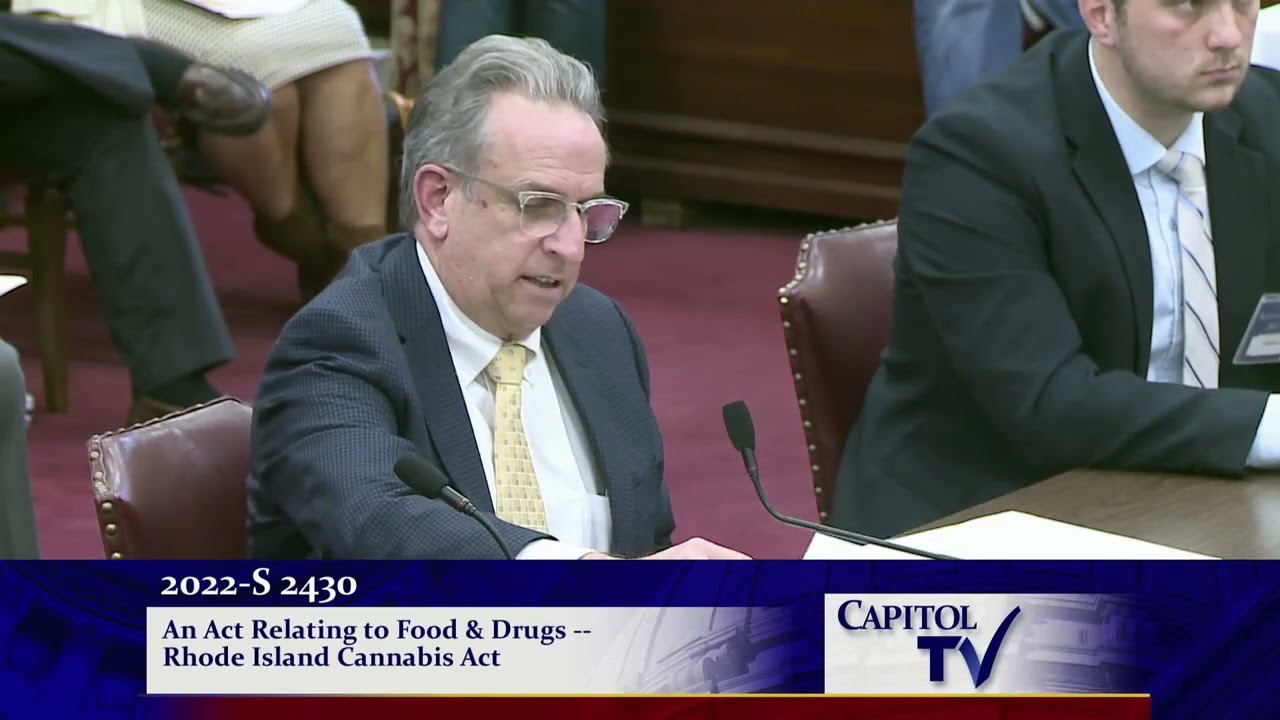 Senator Miller presentation on 2022 RI Recreational Marijuana Bill