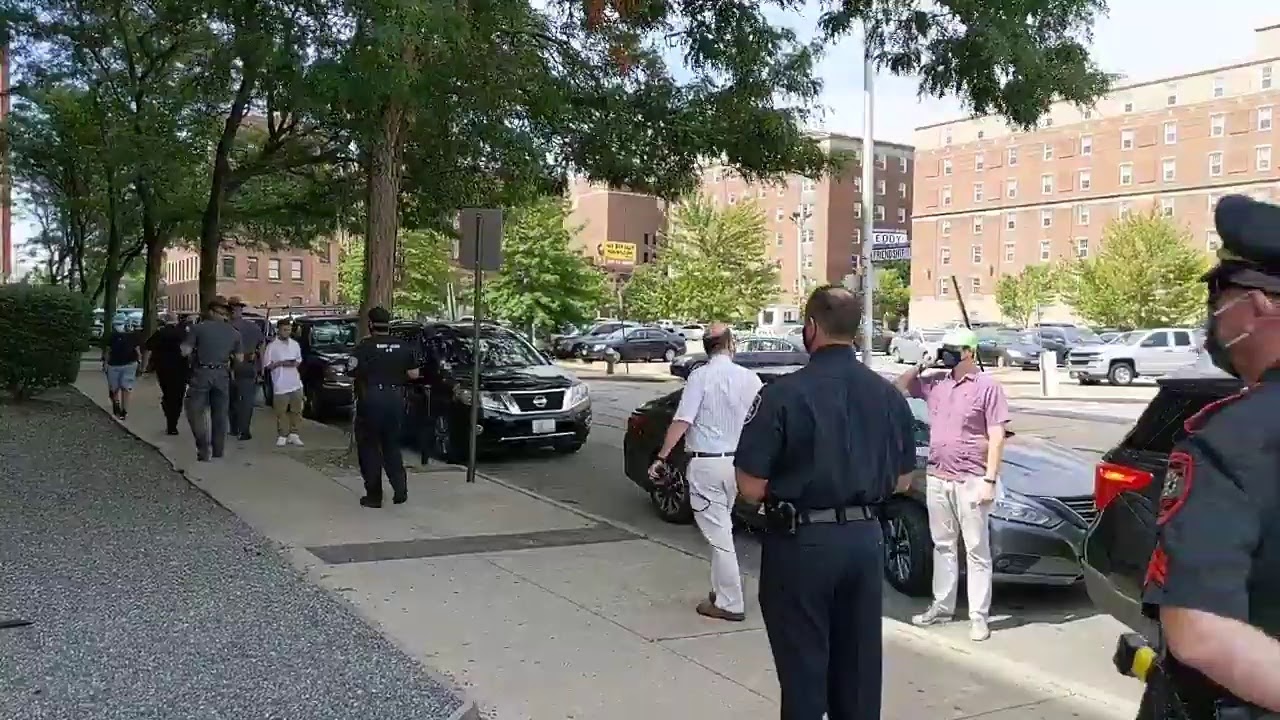 Fight Back Against Evictions Action at Providence Judicial Complex