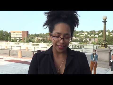 Newly elected  progressive legislators in RI stand against austerity budget 01 Kinverly Dicupe