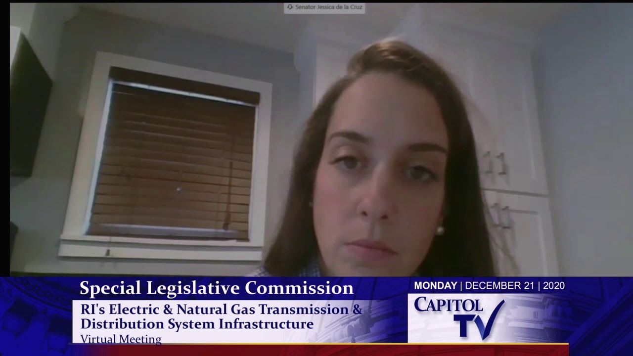 Senator De la Cruz Asks About Resource Prices at RI Senate Energy Commission Meeting