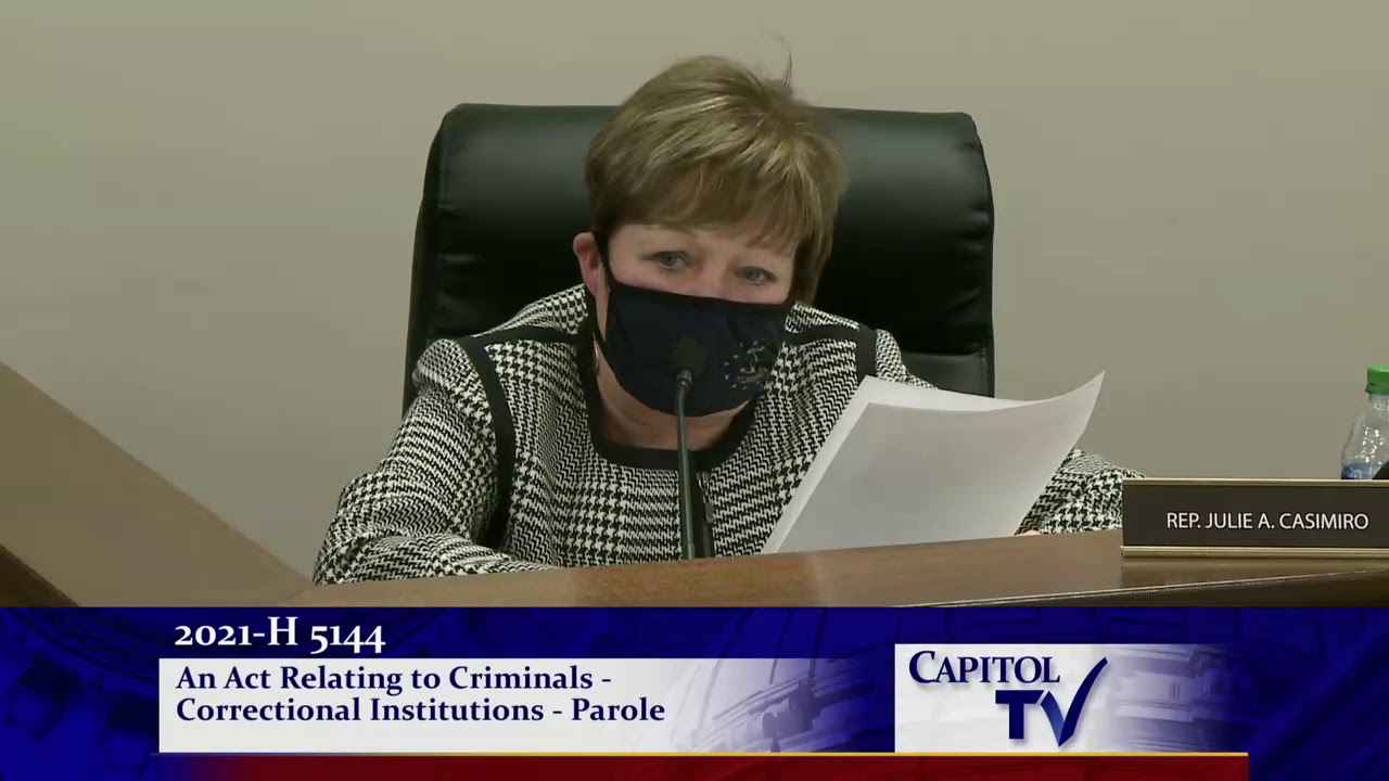 RI Rep. Julie Casimiro Reads Testimony of Rhode Islander Sentenced to Life in Prison as a Minor