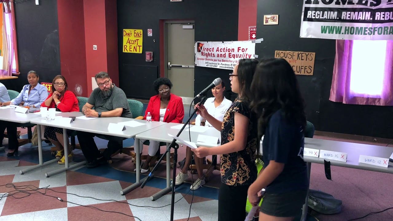 2018-08-22 DARE THA Providence City Council Candidate Forum Q2