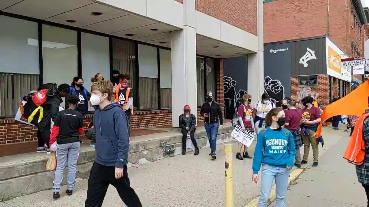 (Day 2) 'Counselors Not Cops' Providence Student Walkout