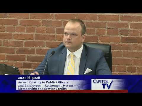 RI House Finance Committee Discusses the Military Divestment Bill, and More
