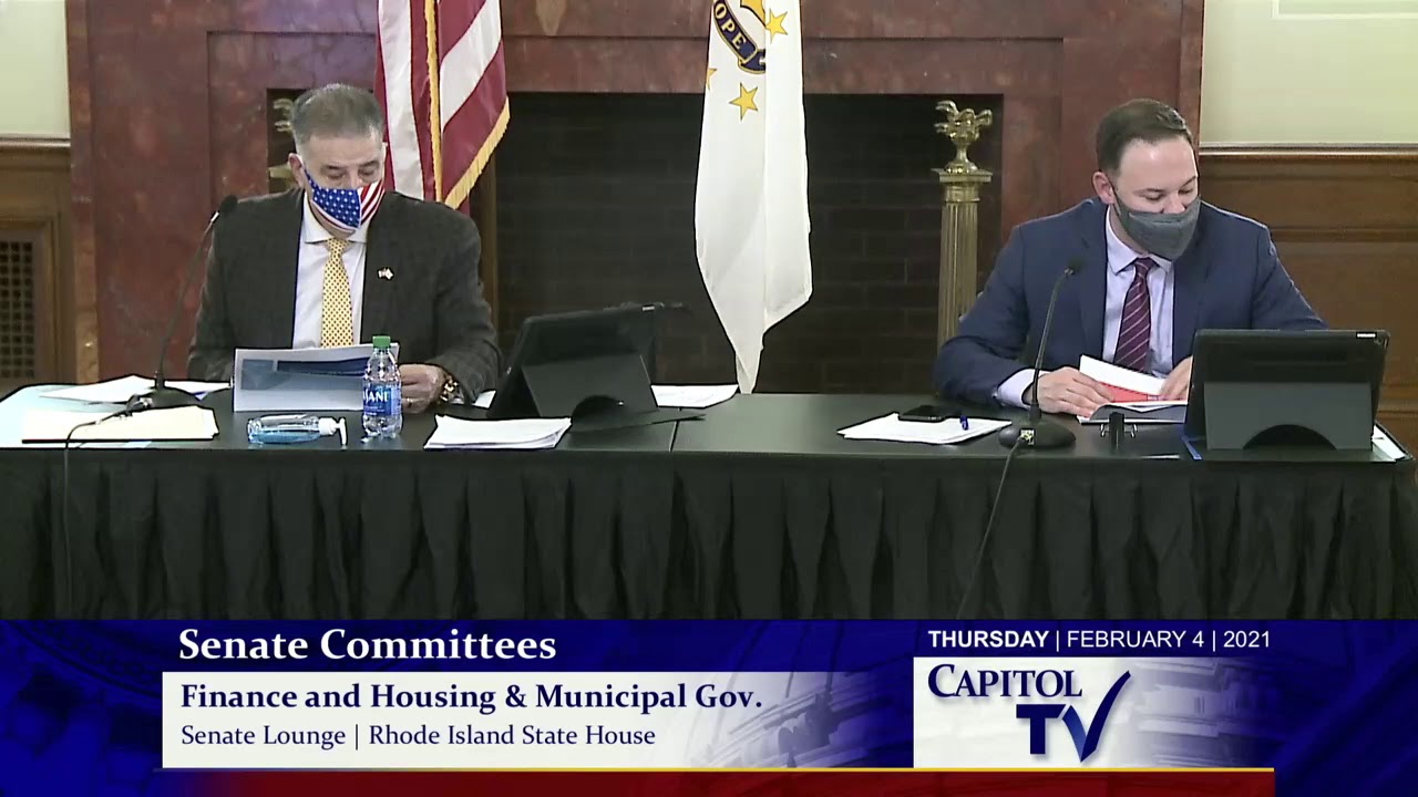 2021 02 05 Senate Housing   Senate Finance   HD 720p