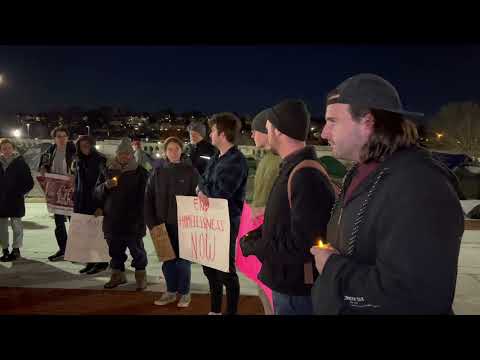 Prayer Vigil opposing RI Governor McKee's State House Encampment Eviction Notice   HD 1080p
