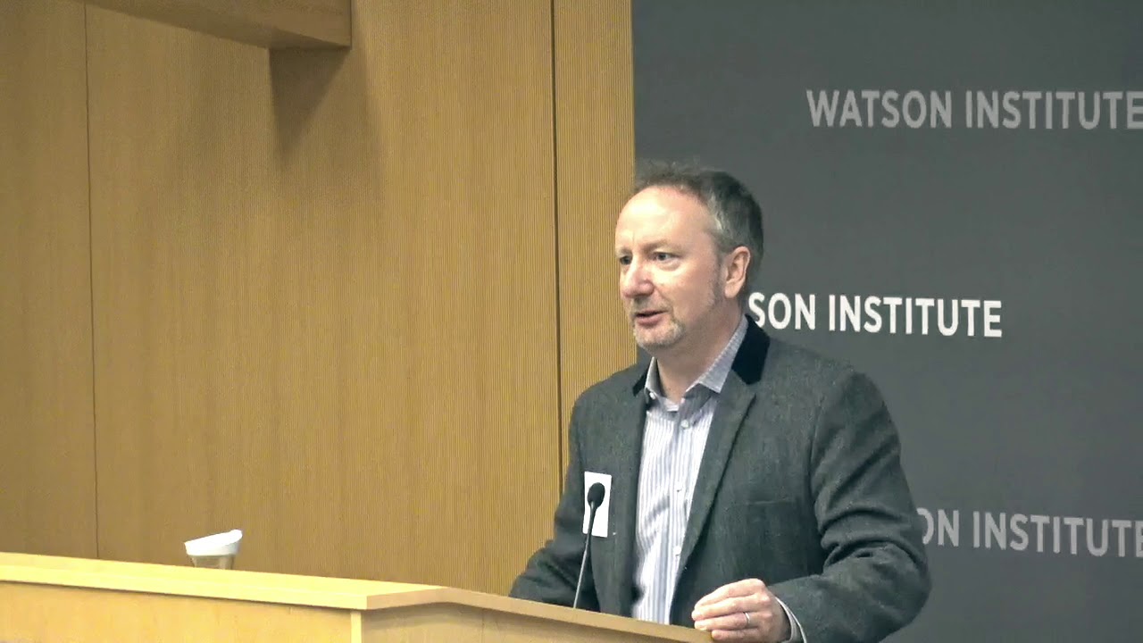 Mark Blyth Speaks at America's Climate Change Future at Brown University