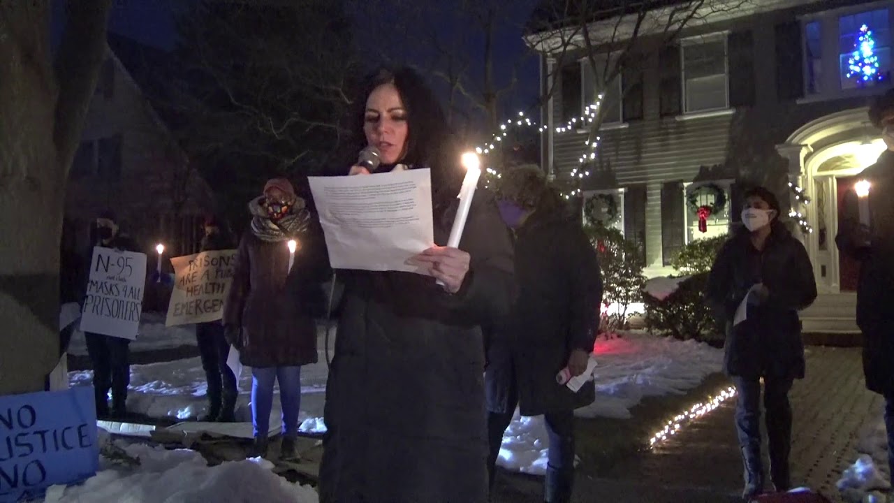 "In Their Cells for 23.5 Hours": Letter from Family of a Prisoner Read Outside RI Governor's House