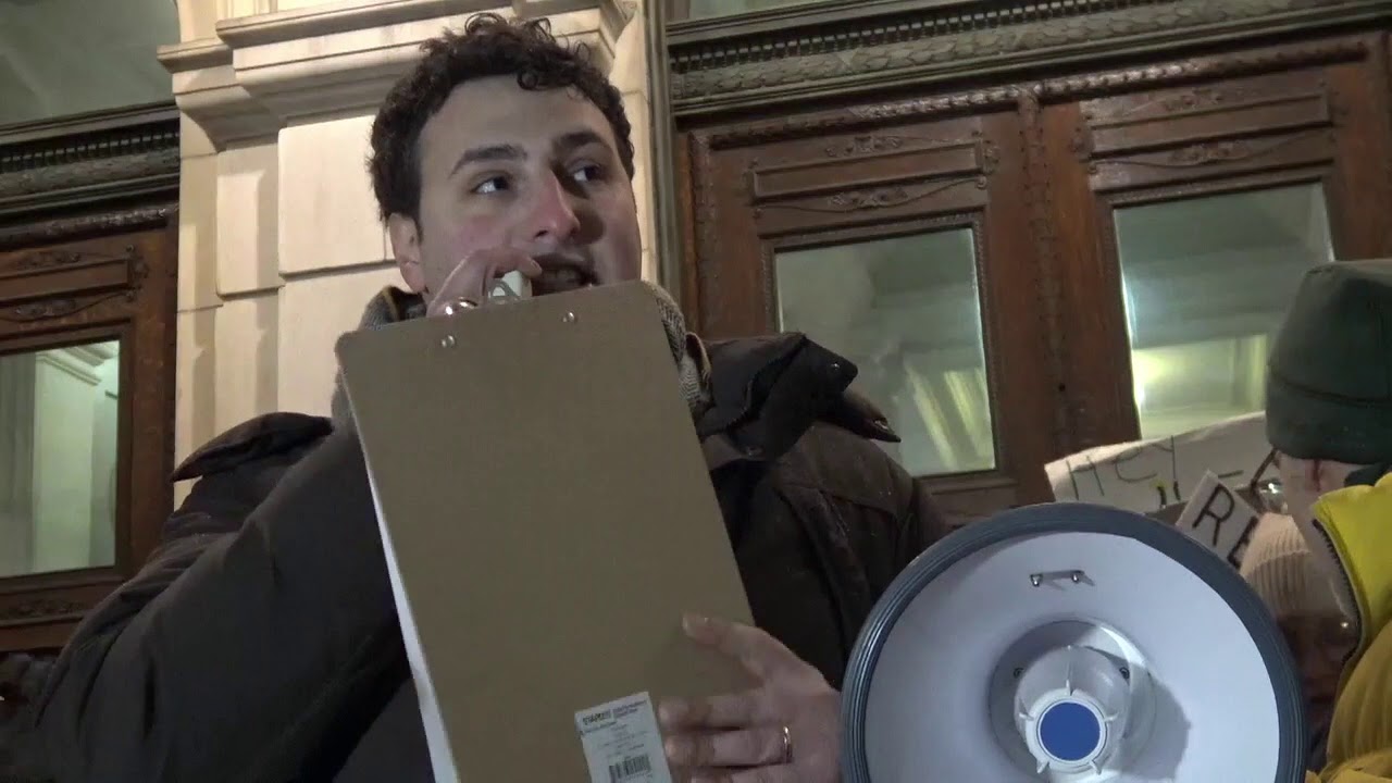 Aaron Regunberg speaking at the “Nobody Is Above the Law” Rally to Impeach Trump