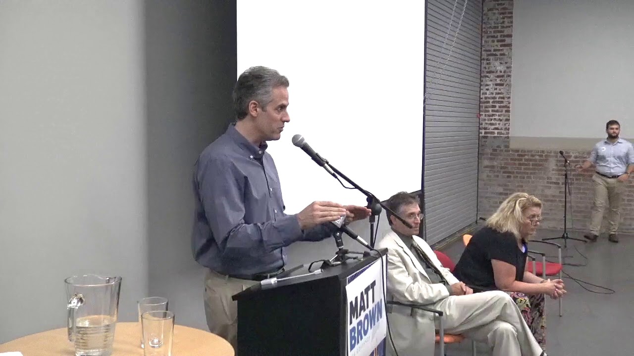 2018-08-06 Matt Brown Hosts Restore Our Pensions Town Hall 18