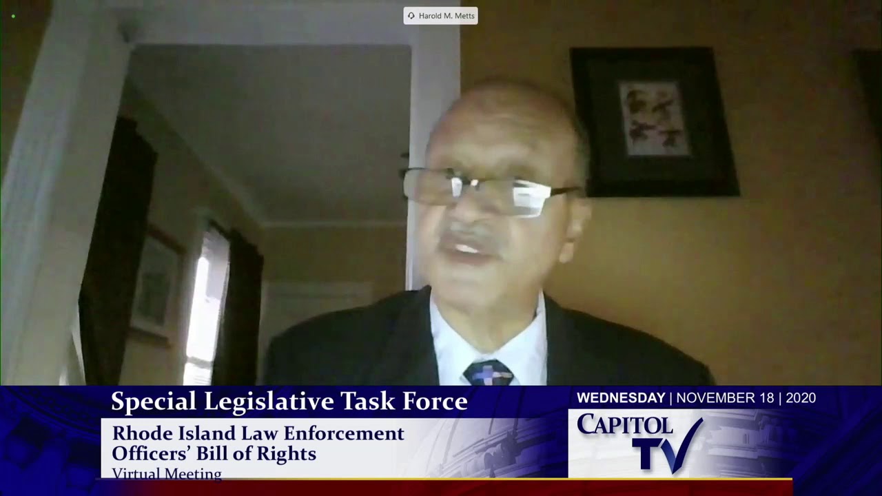 Senator Metts Closes the Fifth LEOBoR Task Force Meeting