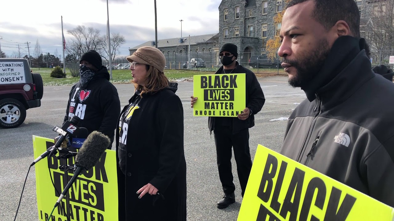 BLM RI Speaking Outside a Prison Experiencing a Covid-19 Outbreak