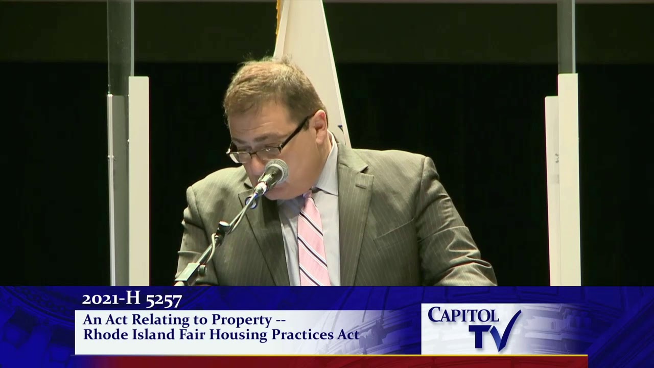 RI House of Representatives Discusses Fair Housing, Step Therapy, and a Charter