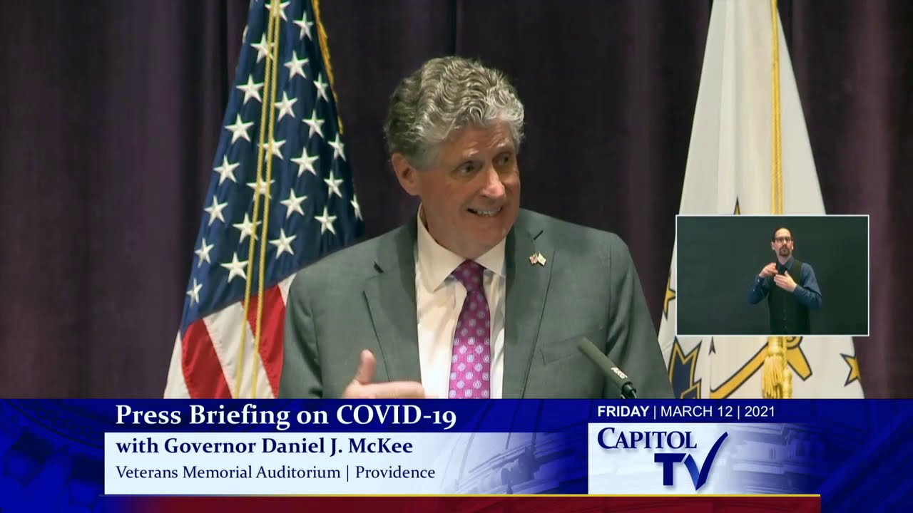 RI Governor McKee's March 12th Covid-19 Press Conference