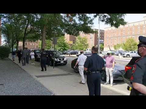 Fight Back Against Evictions Action at Providence Judicial Complex