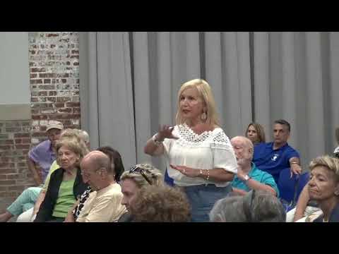 2018-08-06 Matt Brown Hosts Restore Our Pensions Town Hall 16