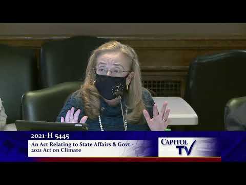 RI House Environment Committee Discusses the 2021 Act on Climate
