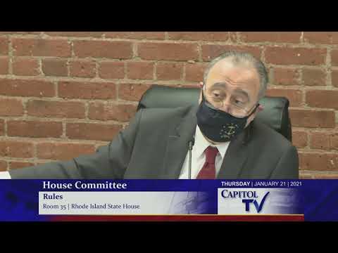 01-21-2021 Meeting of the Rhode Island House Committee on Rules