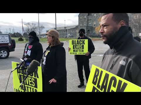 BLM RI Speaking Outside a Prison Experiencing a Covid-19 Outbreak
