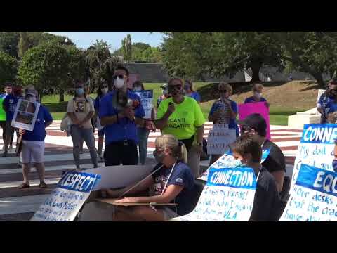 PVD Teachers Union Protest on Unsafe School Reopening Plans 05 Crystal Swepson