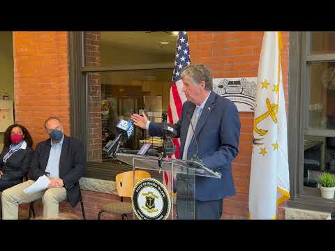 Governor Daniel McKee announces additional funds for homelessness relief