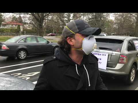 Anthony Maselli calling for PPE at Butler Hospital in Providence
