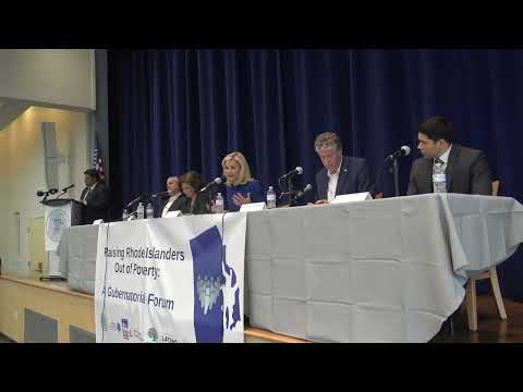 RI Gubernatorial Election Poverty Forum Question 4 DHS and Poverty 01