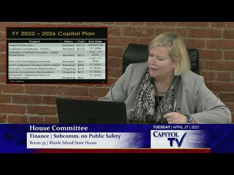 2021 04 27 House Finance Subcommittee - Public Safety