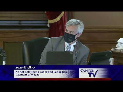 RI House Judiciary Committee Discusses Wage Misclassification and More